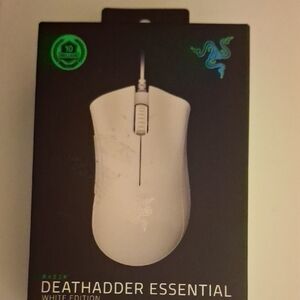 Razer DeathAdder Essential Mouse - White and Black